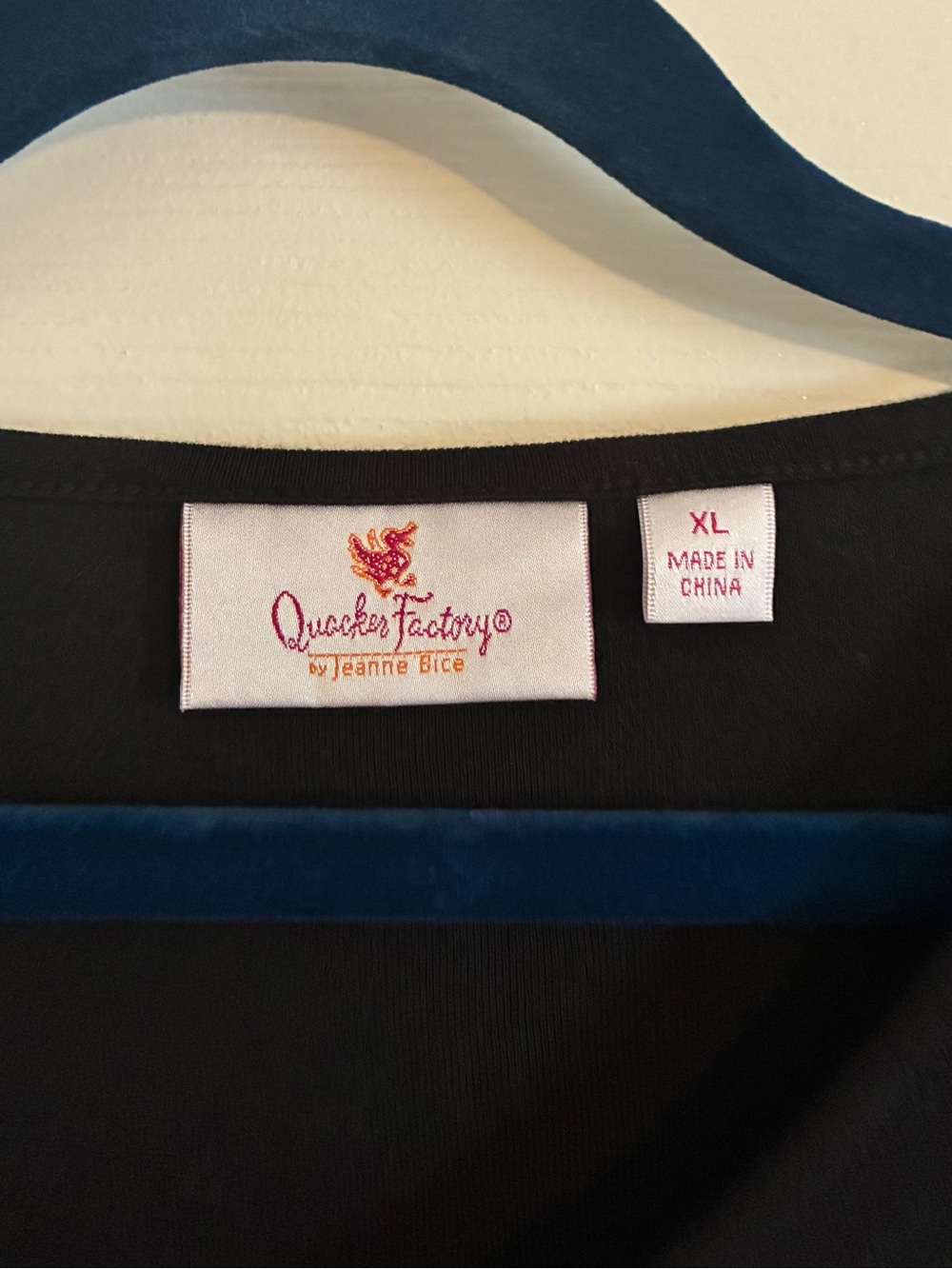 Quacker Factory Black Top with Snowmen Accents - Picture 3 of 4